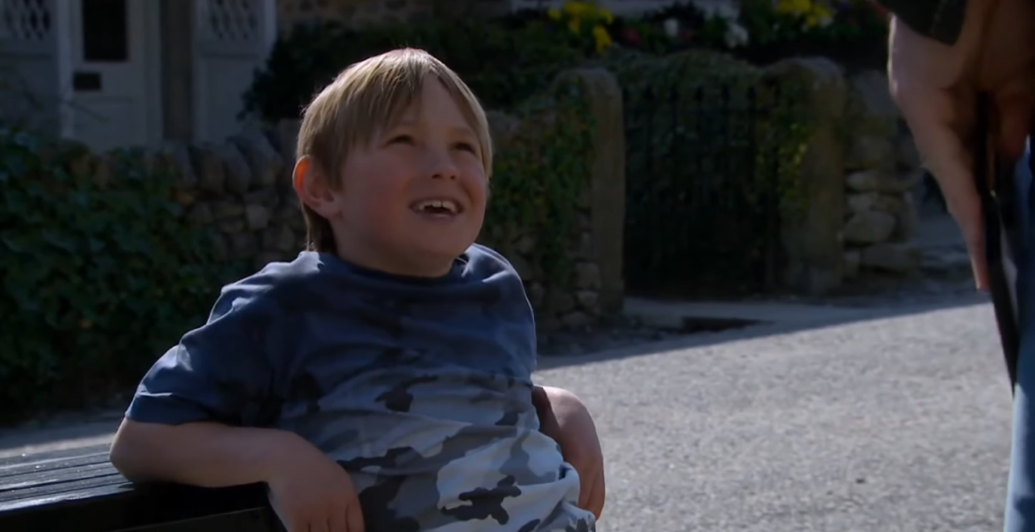 Moses Dingle smiles