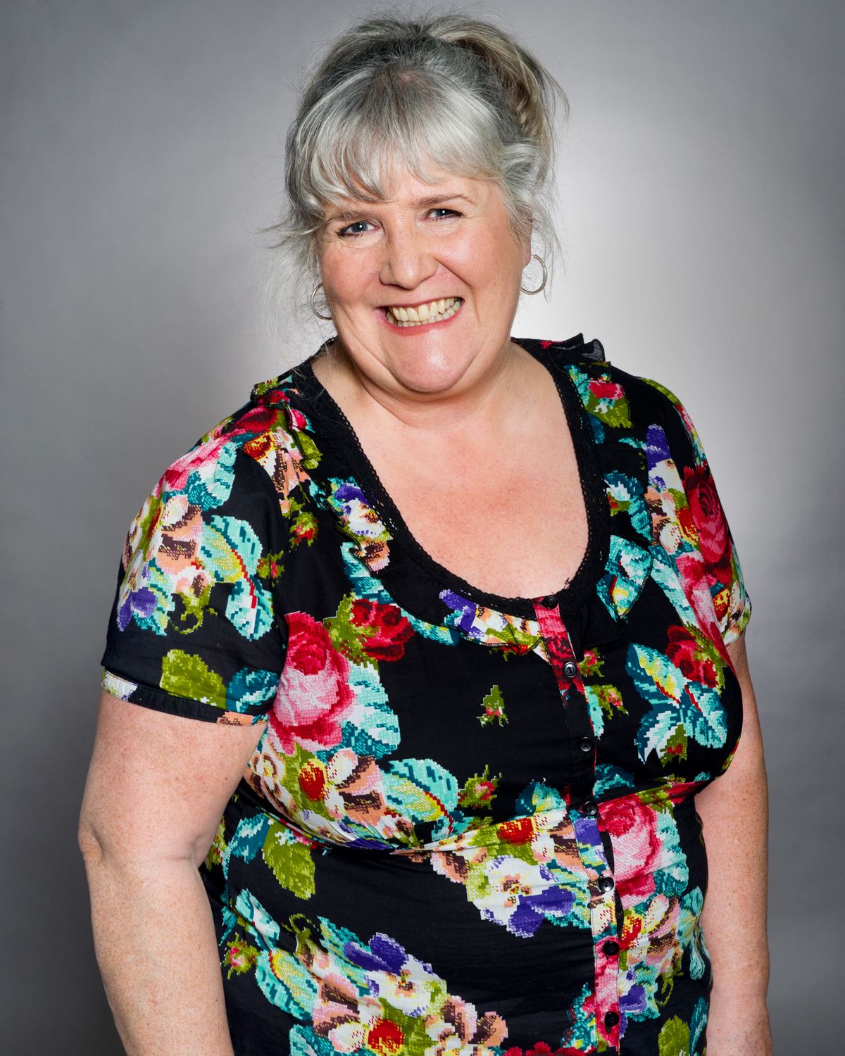 Lisa Dingle smiles in her press shot for Emmerdale