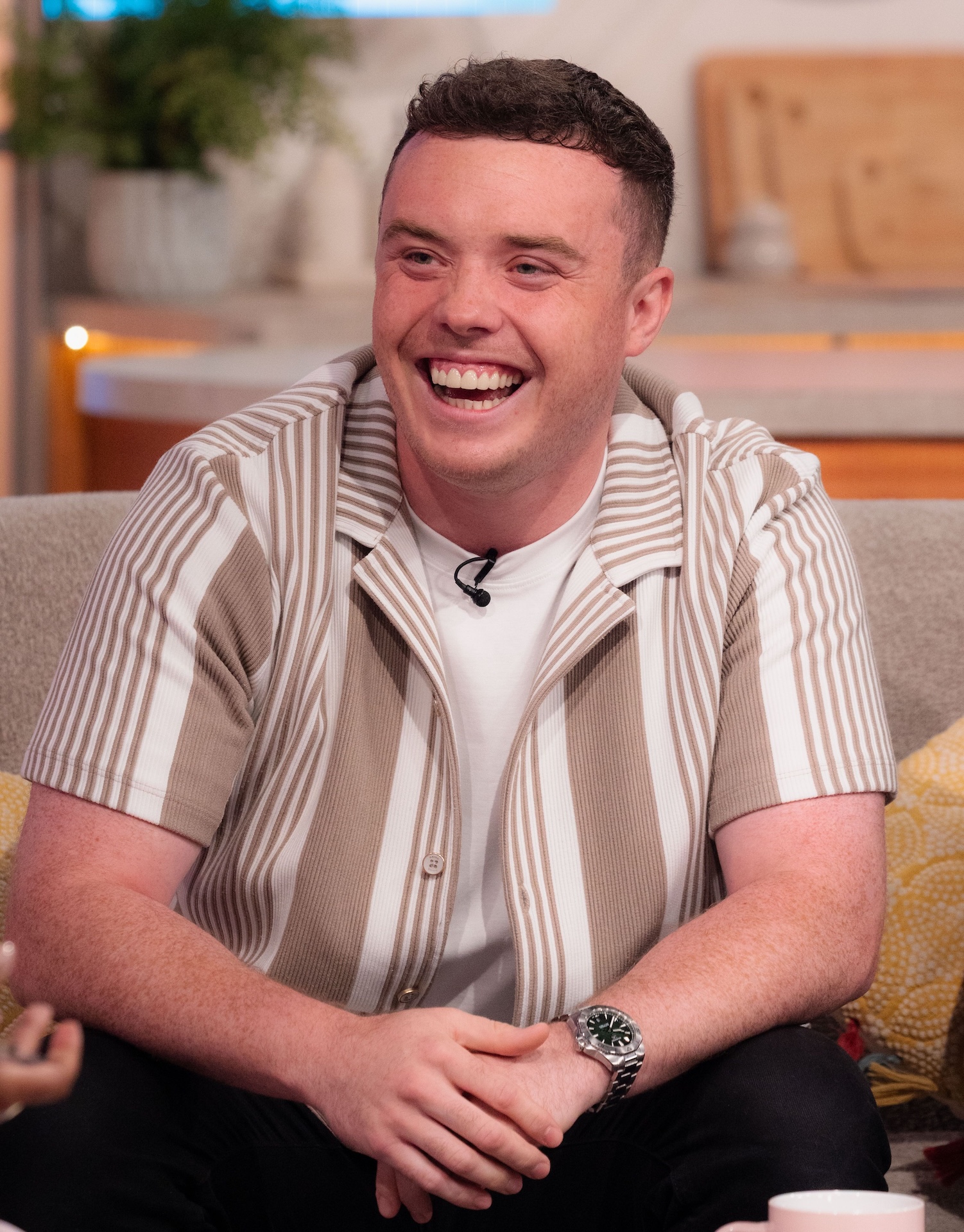 Bradley is loving his family time (Credit: ITV/Shutterstock)