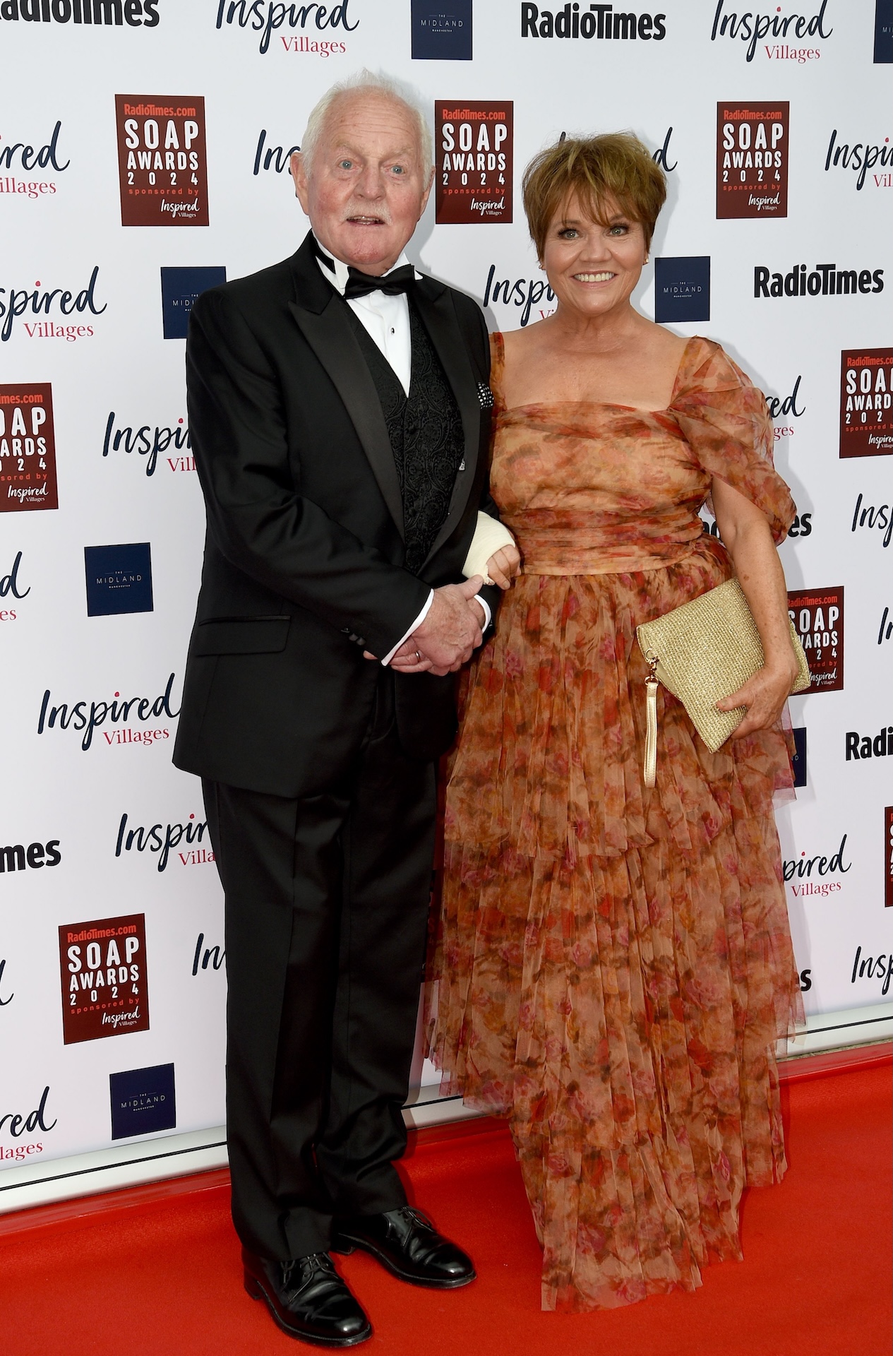 Chris and Lesley are happy even though she has now left the soap (Credit: MCPIX/Shutterstock)
