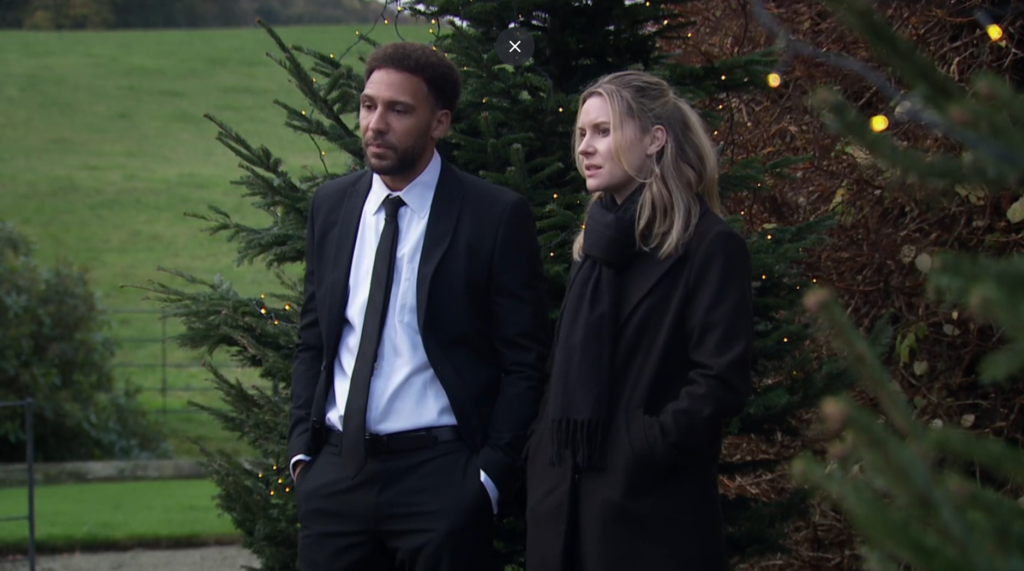Dawn's not letting her dad's death drop despite Billy's warning (Credit: ITV)