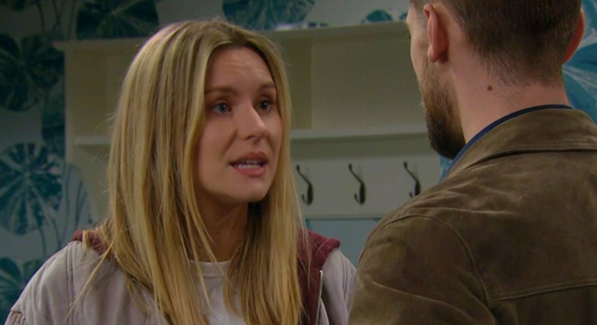 Dawn might look more glam, but she's not ditched the hoodies (Credit: ITV)