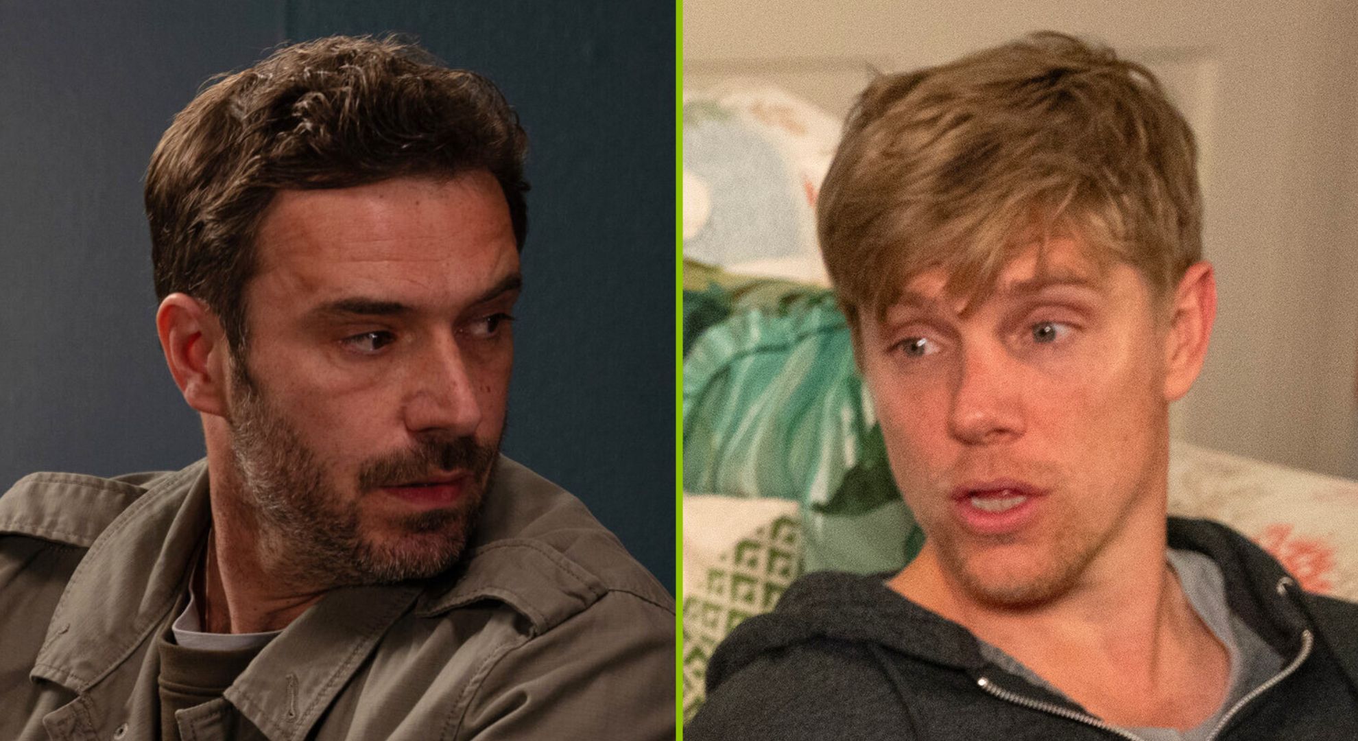 Manipulative John uses Harry to turn Aaron against Robert