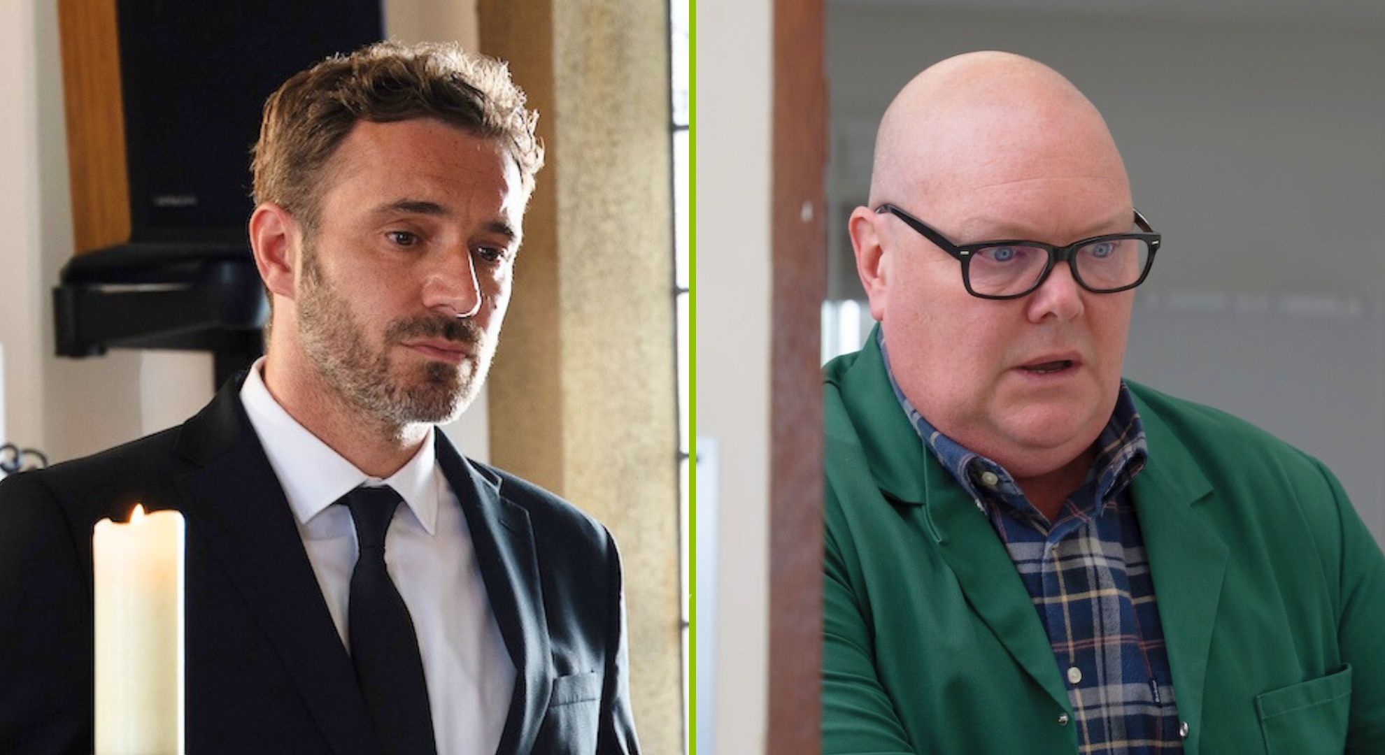 John cracks at Nate's funeral and Paddy can't cope