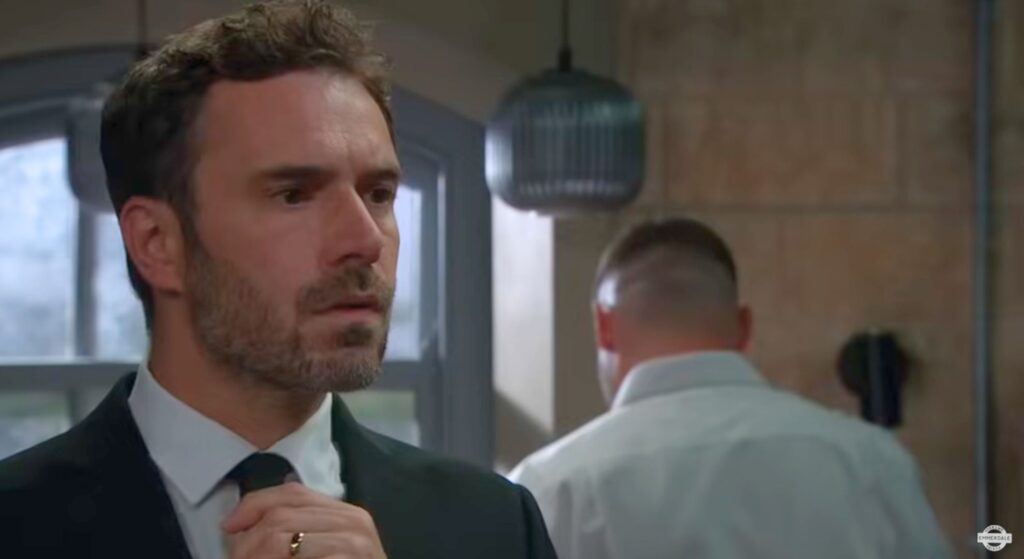John played peacemaker in Emmerdale (Credit: ITV)