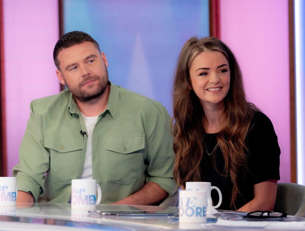 Danny Miller and wife Steph Jones have welcomed their third child (Credit: ITV/Shutterstock)