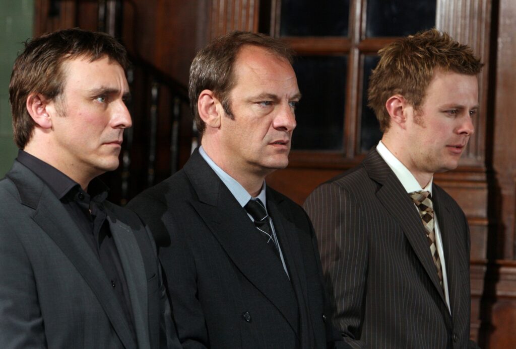 Matthew, Jimmy and Carl face court (Credit: ITV/Shutterstock)