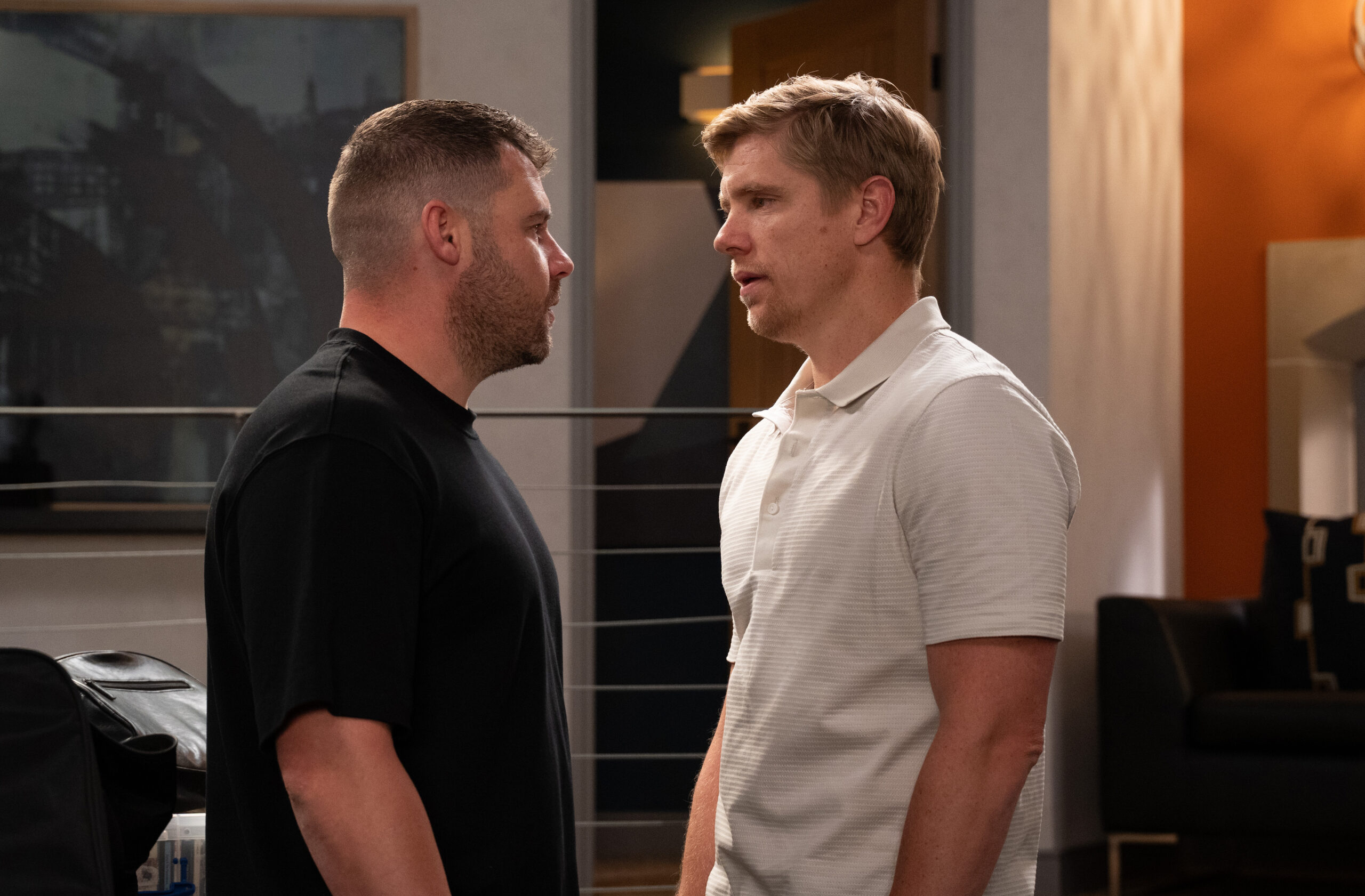 Robert and Aaron get close again