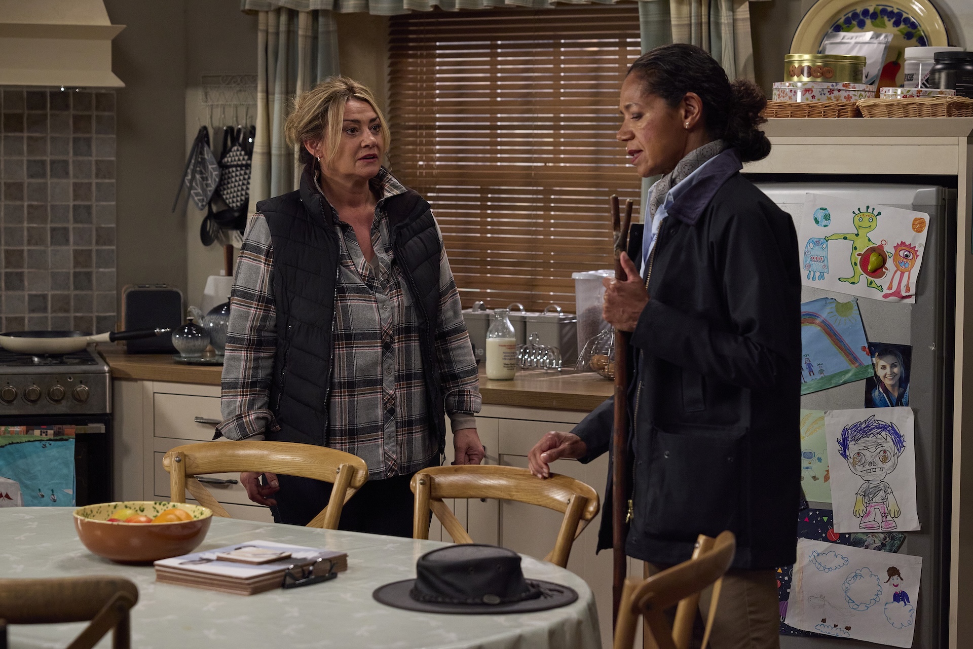 Celia has bad news for Moira at Butlers