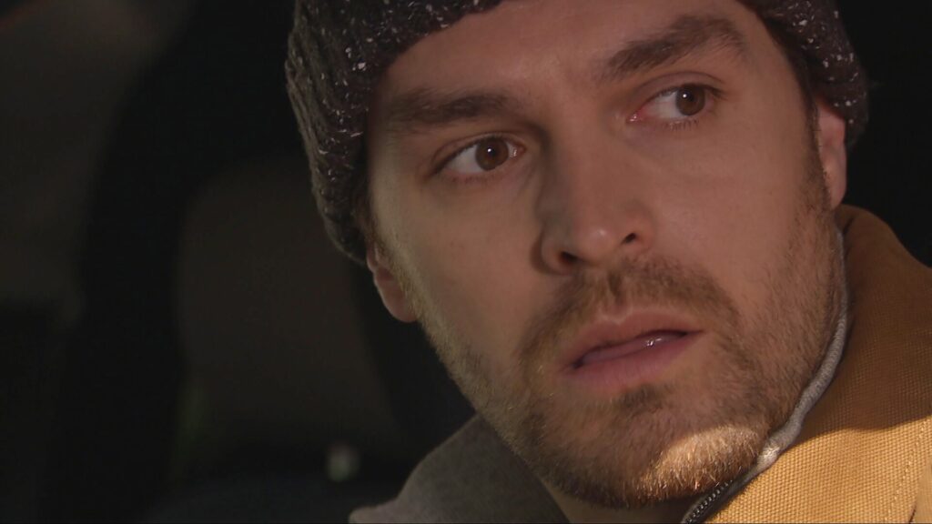 Mack is in a state of shock in Emmerdale