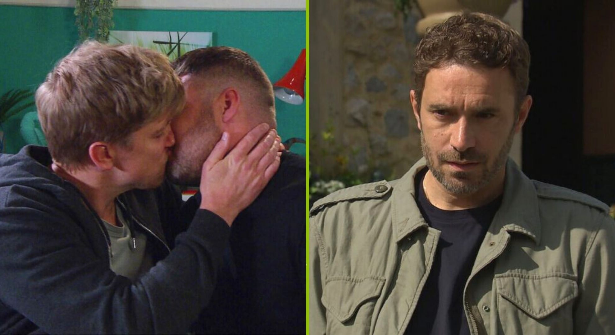 Robert and Aaron give in to temptation but John is on his way to the house