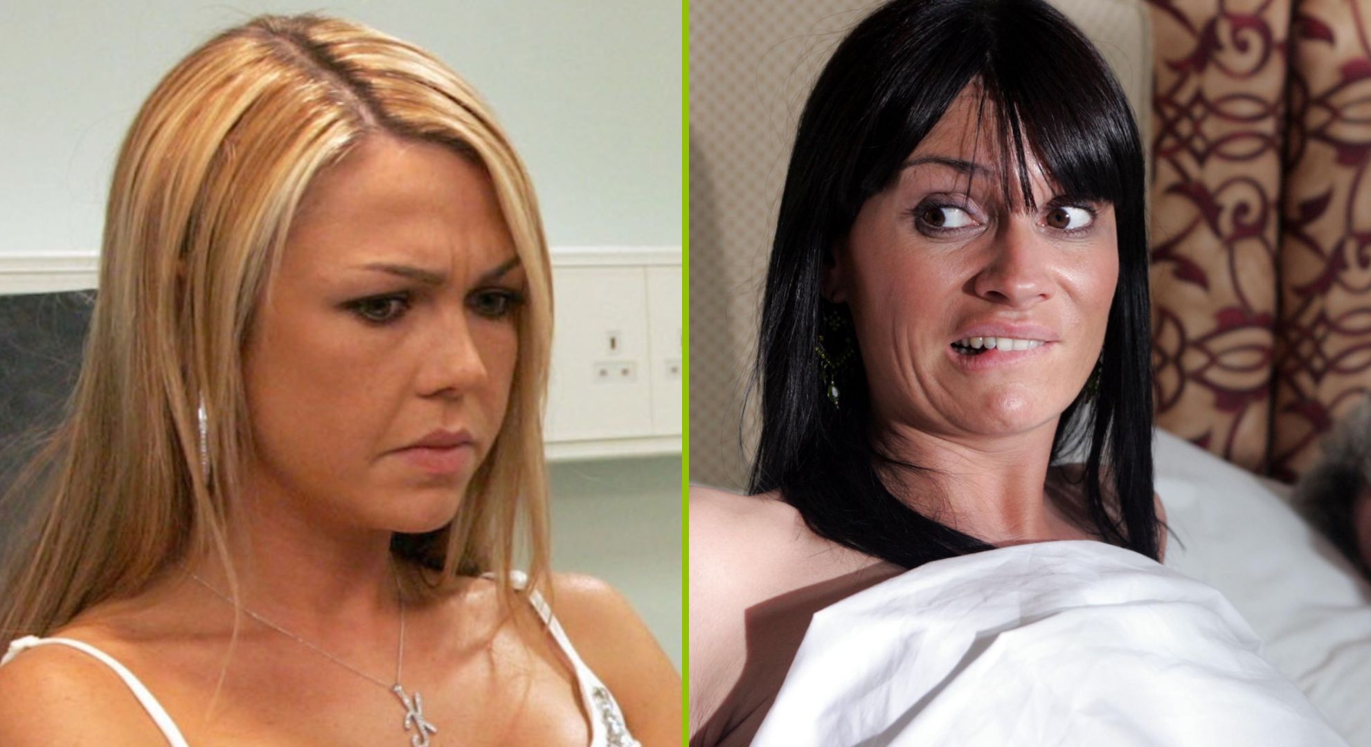 Classic Emmerdale preview: Kelly discovers she is pregnant and Chas wakes up next to a dead man