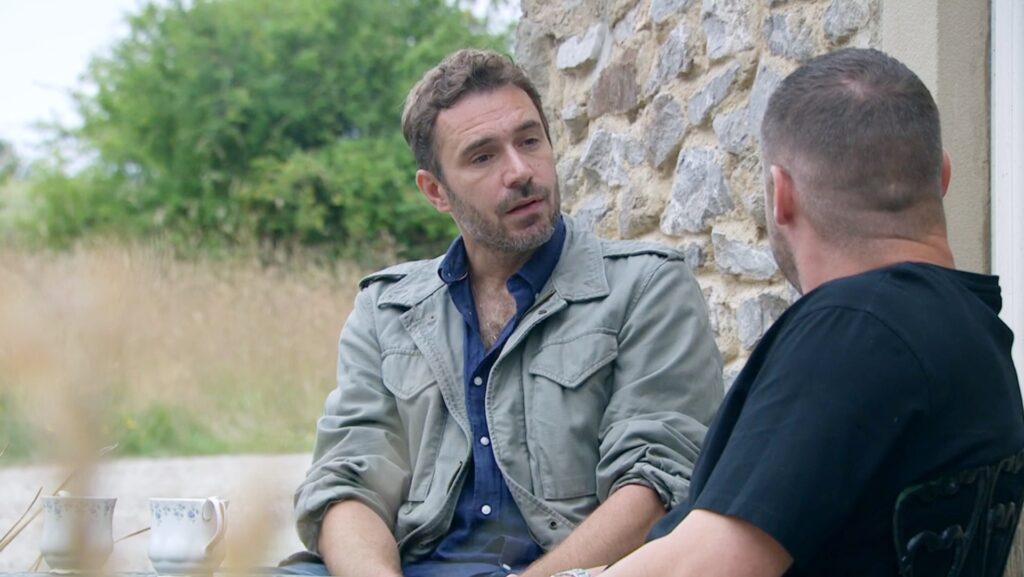 John and Aaron in Emmerdale