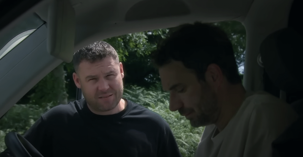 Aaron found John cleaning blood 