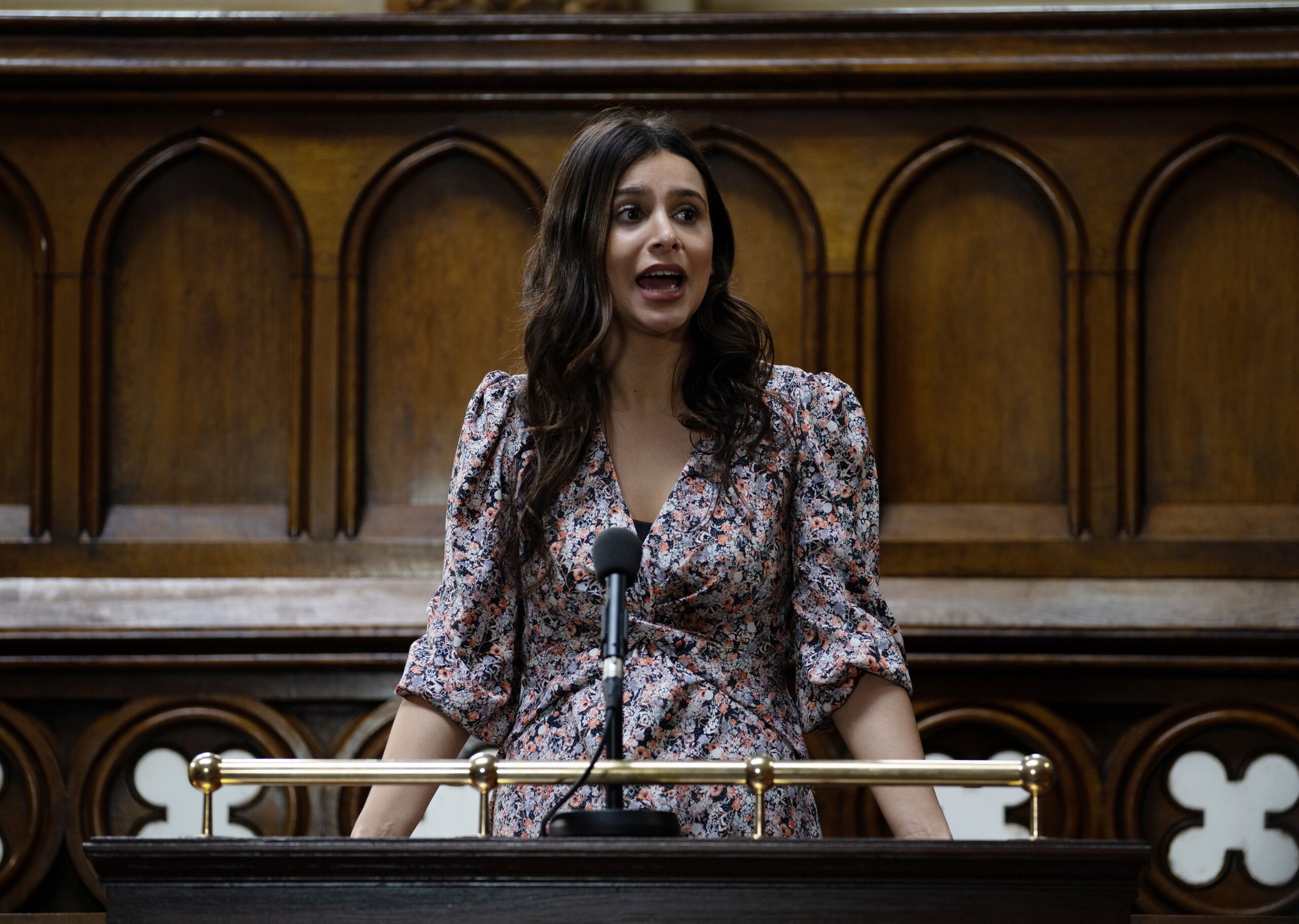 Meena stands trial on Emmerdale