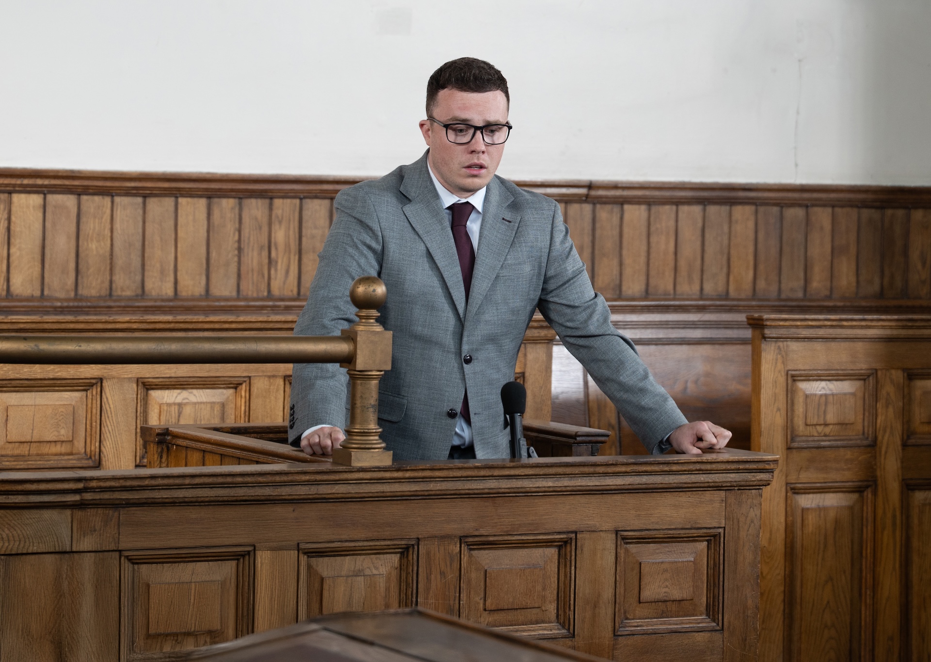 Mandy's son has struggled with his sexuality (Credit: ITV)