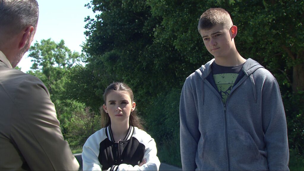 Ray has a heated chat with April and Dylan