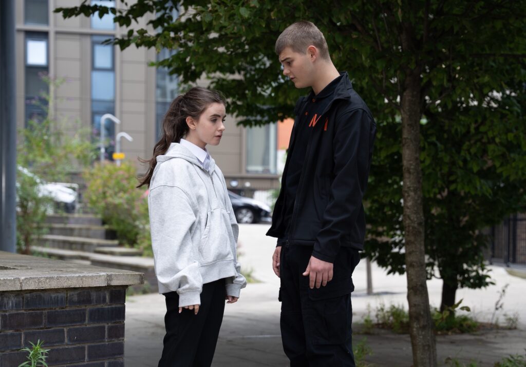 Emmerdale's Dylan catches April selling drugs