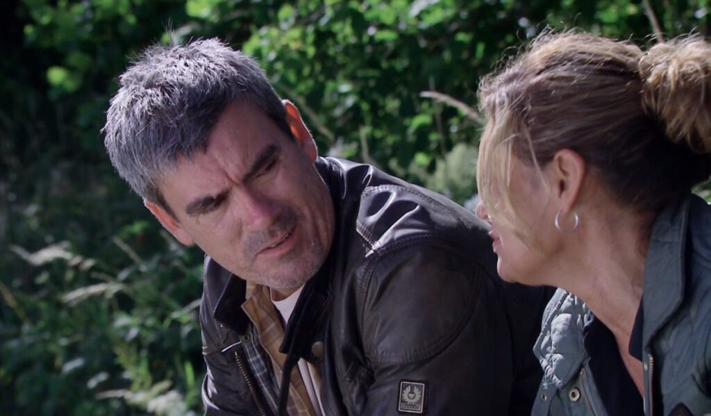 Cain and Moira in Emmerdale