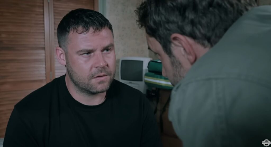 Aaron could tell what John was inferring (Credit: ITV)