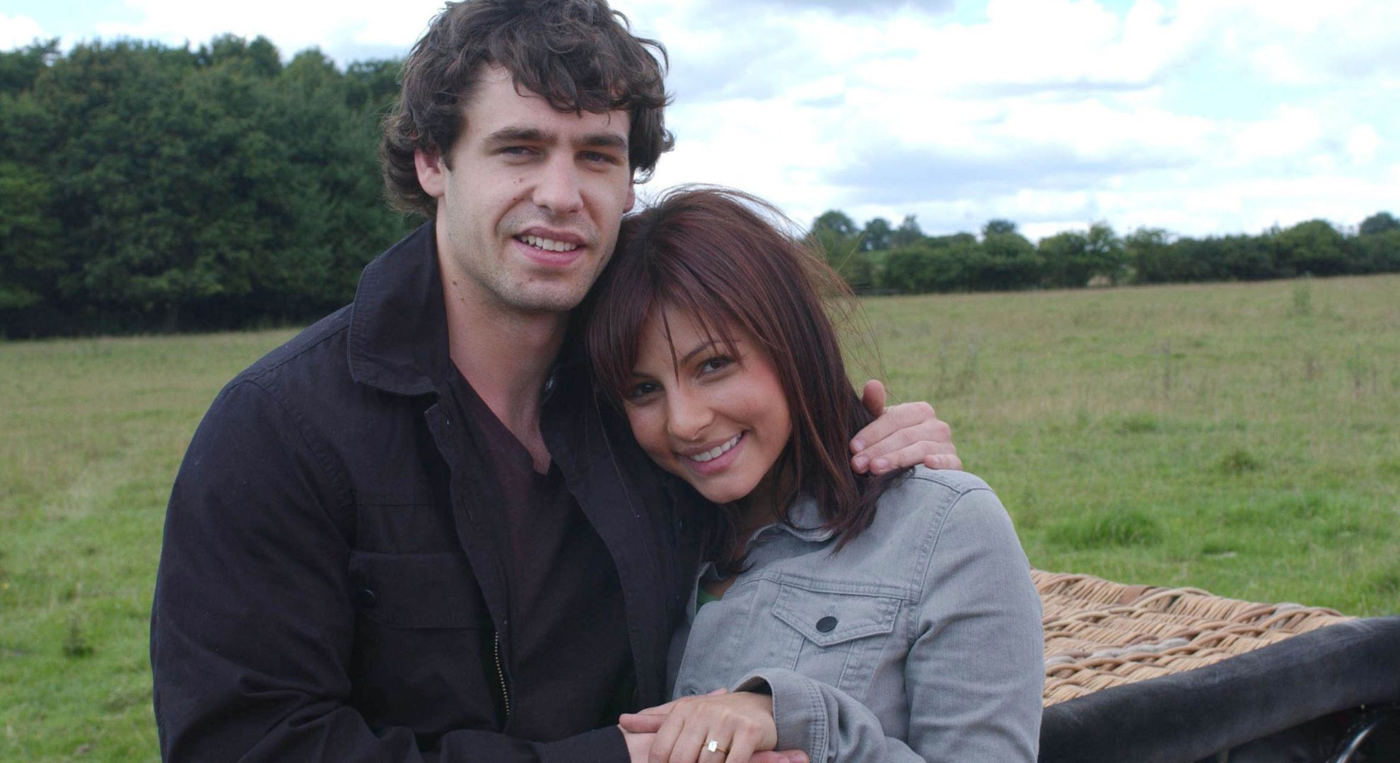 Jo shows off her engagement ring after Andy proposes