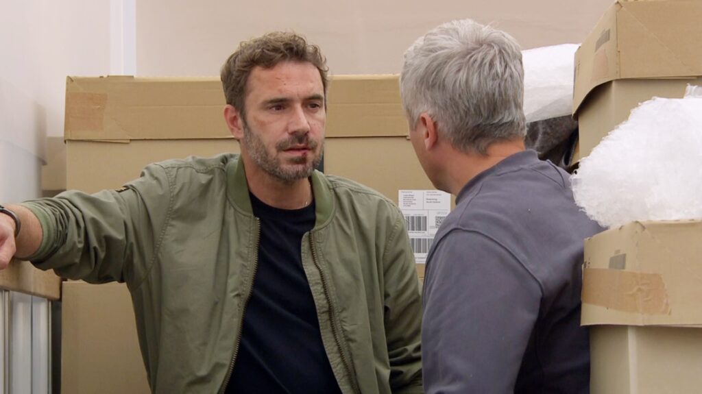 John and Caleb in Emmerdale
