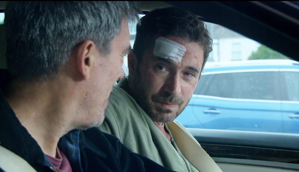 Cain and John in Emmerdale