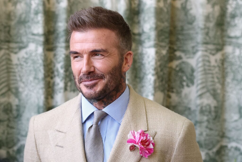 David Beckham was impressed with Lewis (Credit: Toby Melville/WPA Pool/Shutterstock)