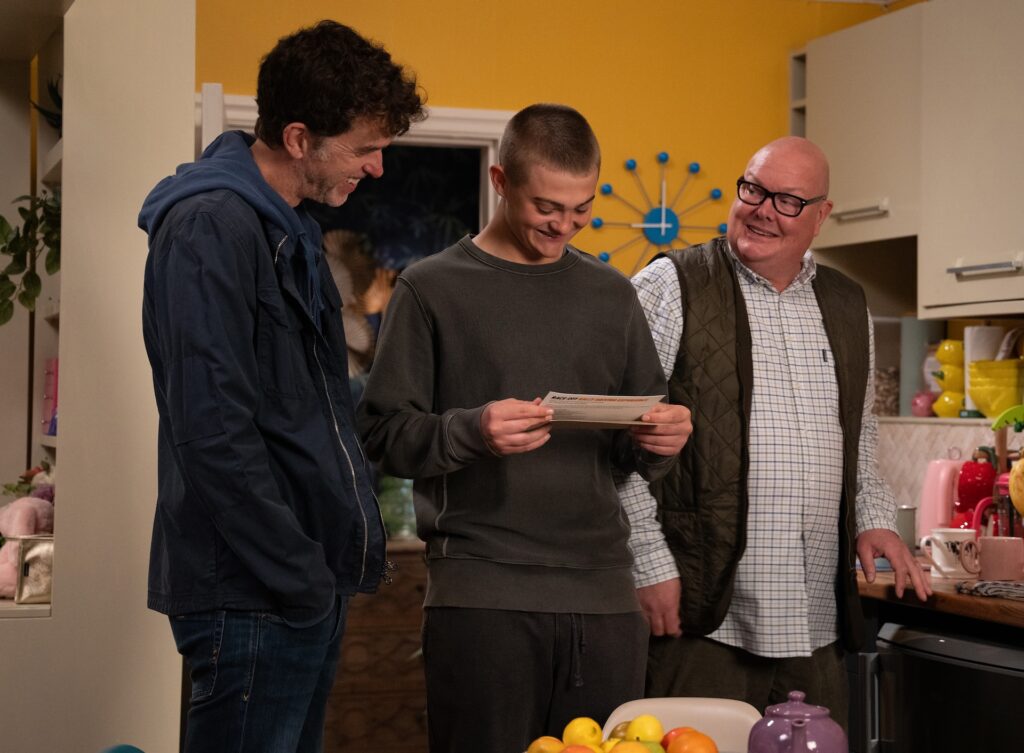 Marlon gets closer to Dylan to know more about April (Credit: ITV)