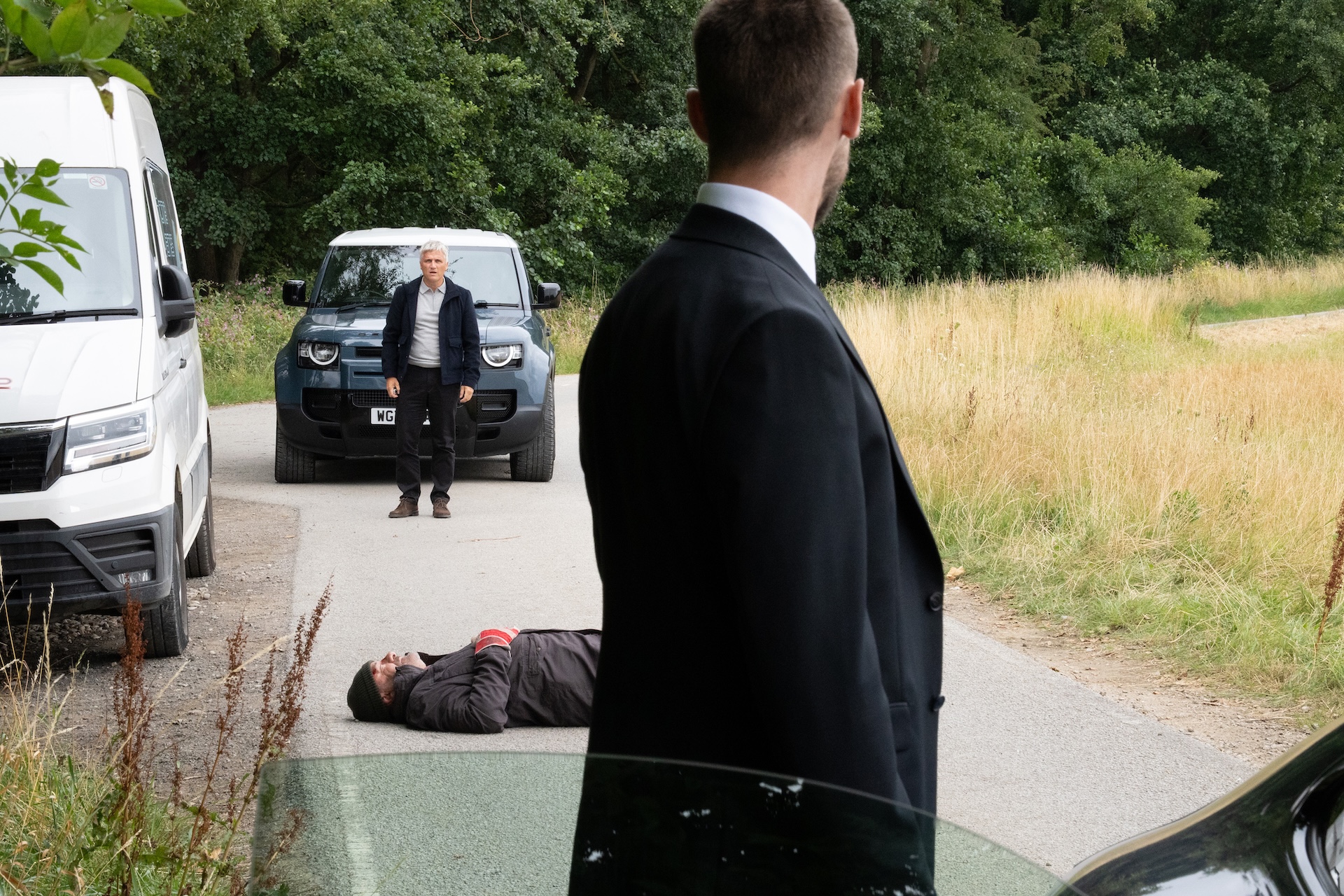 Caleb sees Joe running Jimmy over