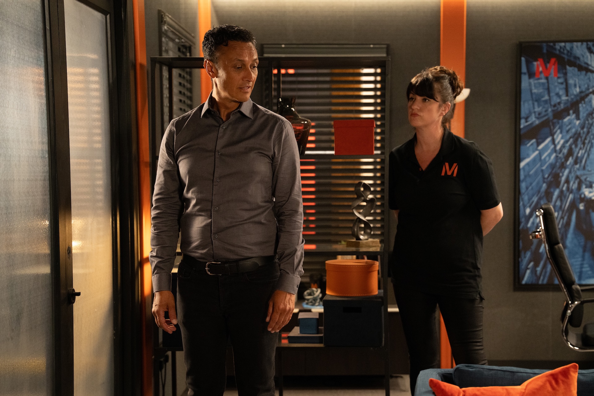 Kerry and Jai get trapped in the office together