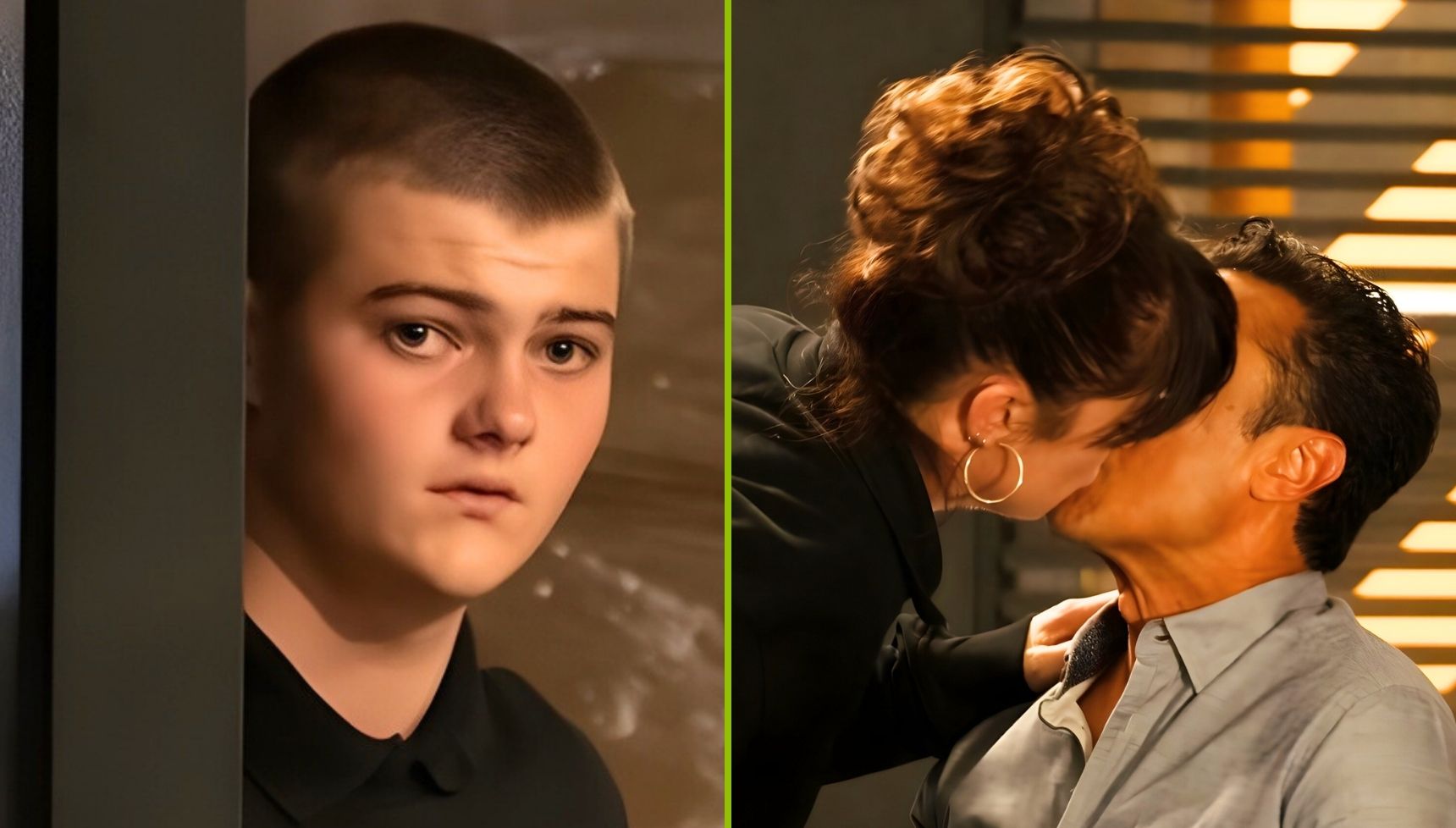 Kerry and Jai nearly get caught in the act by Dylan