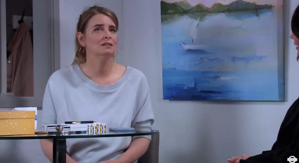 Charity has some serious explaining to do (Credit: ITV)