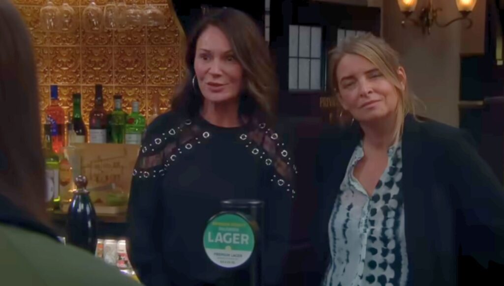 Chas and Charity are not on the same page (Credit: ITV)