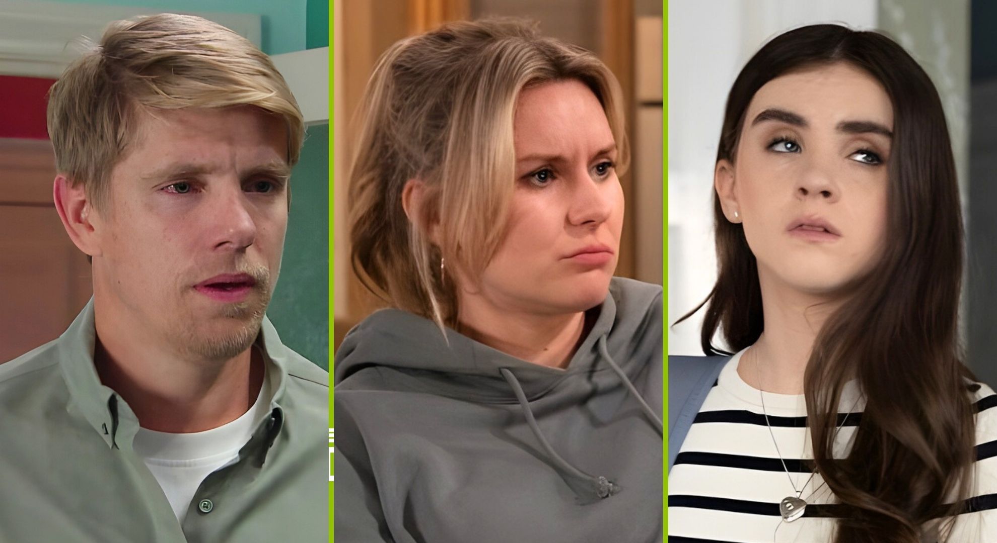 Robert is shocked at Kev's big news, Dawn is concerned about Clemmie and April is trapped in a hotel room with a client