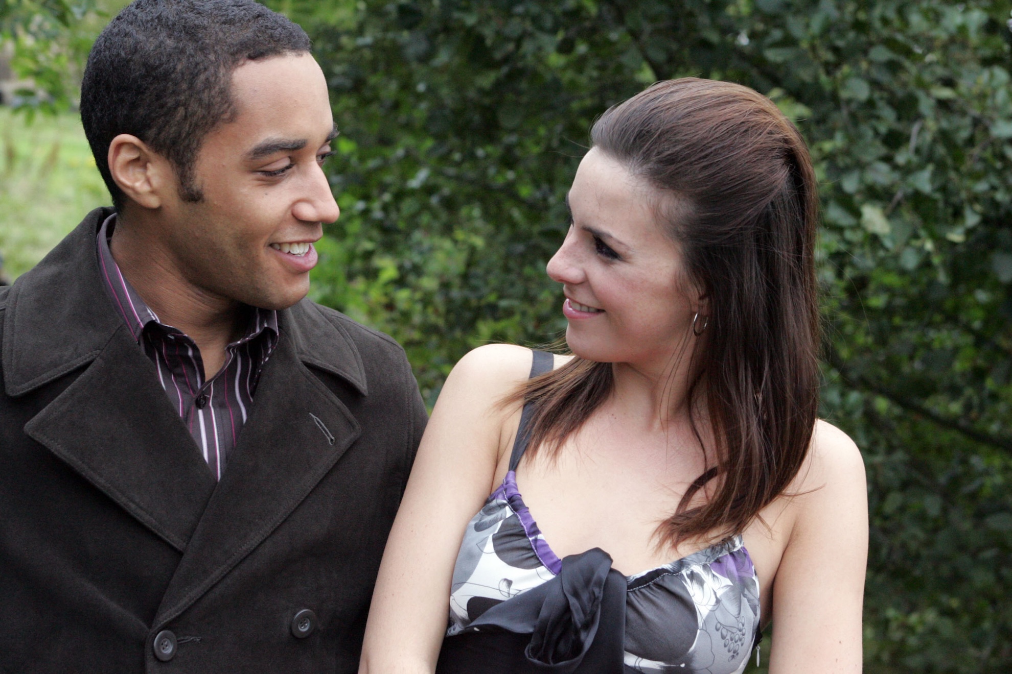 Donna and Ross share a moment