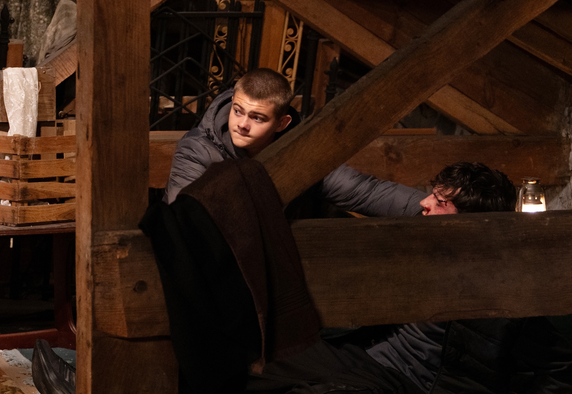 Dylan saw Bear and was shocked (Credit: ITV)