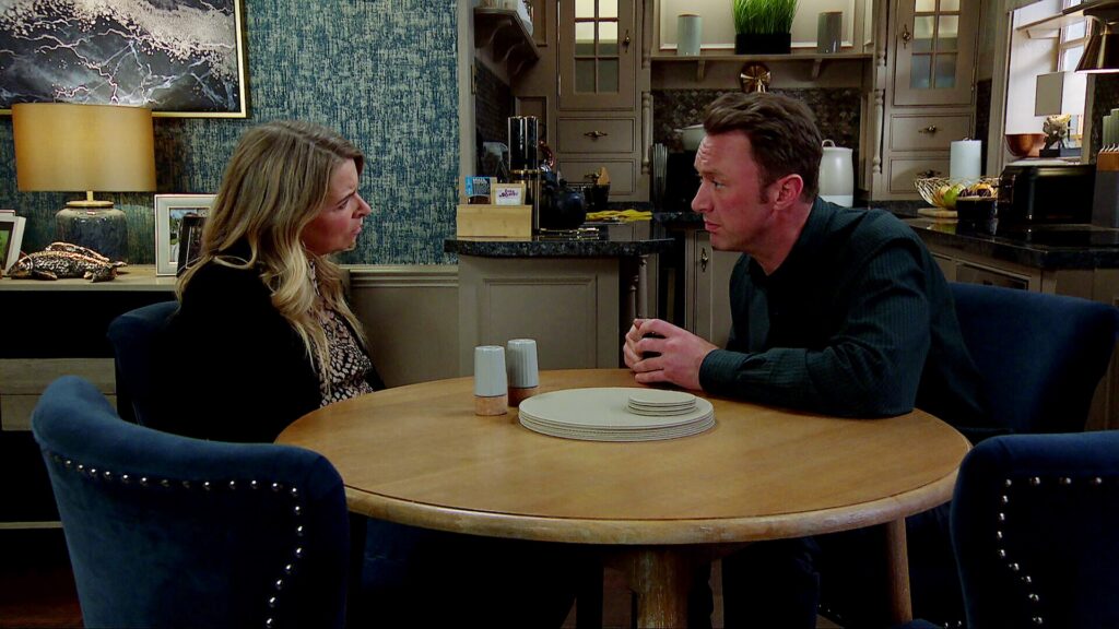 Charity speaks to Liam 