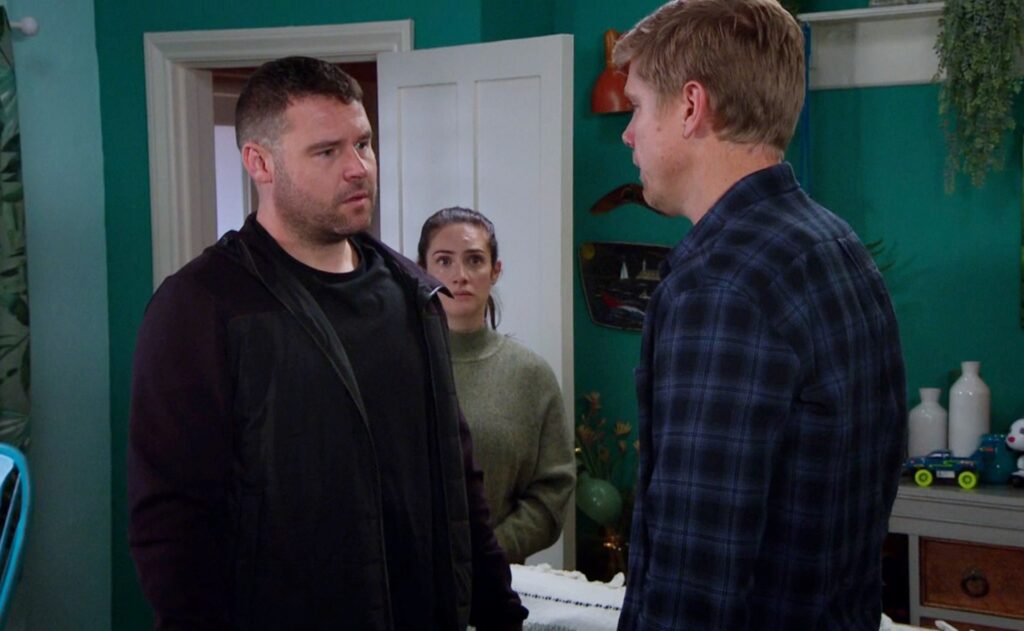 Aaron and Robert in Emmerdale