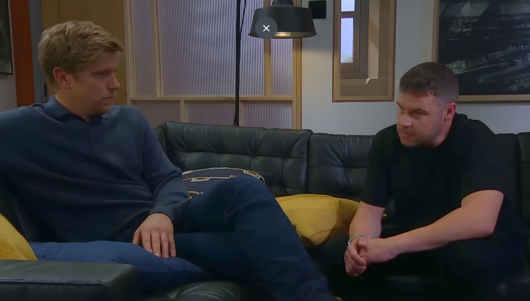 Robert and Aaron are unsure what to do about their future (Credit: ITV)