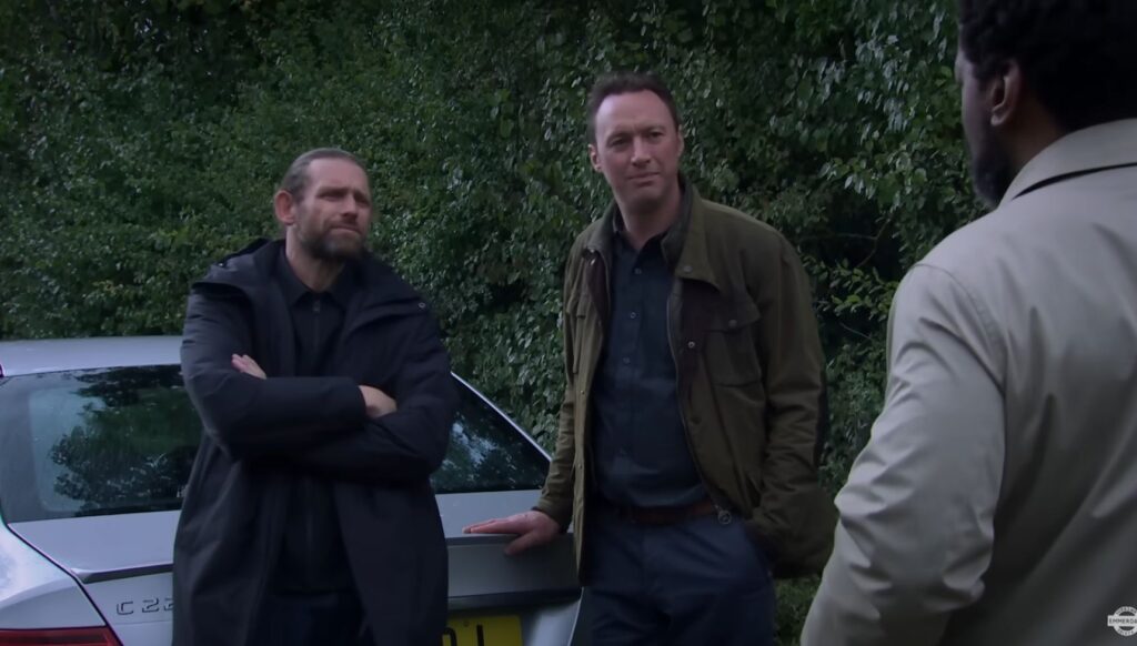 Kev dragged Liam in to help with the robbery (Credit: ITV)