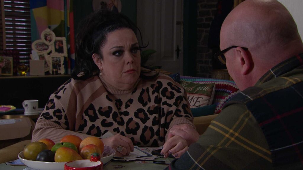 Mandy and Paddy realise Bear is missing in Emmerdale