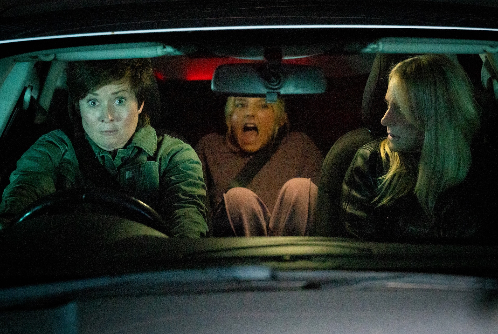 Coronation Street's Becky, Betsy and Lisa screaming