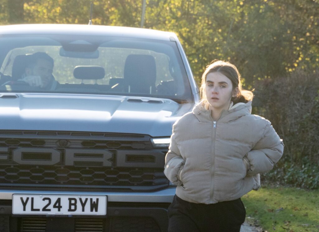 April and Ross return to Emmerdale