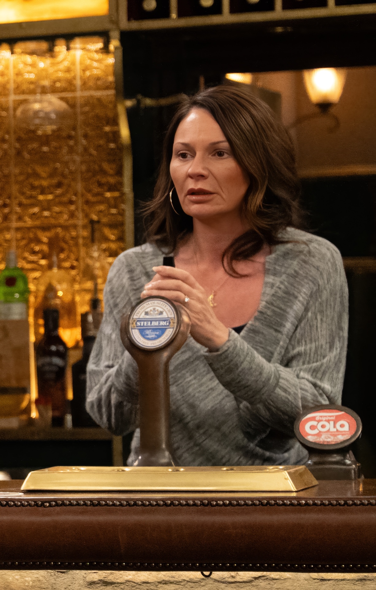 Chas looks sad in Emmerdale