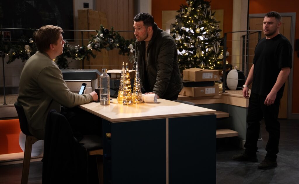 Robert and Aaron argue with Ross 