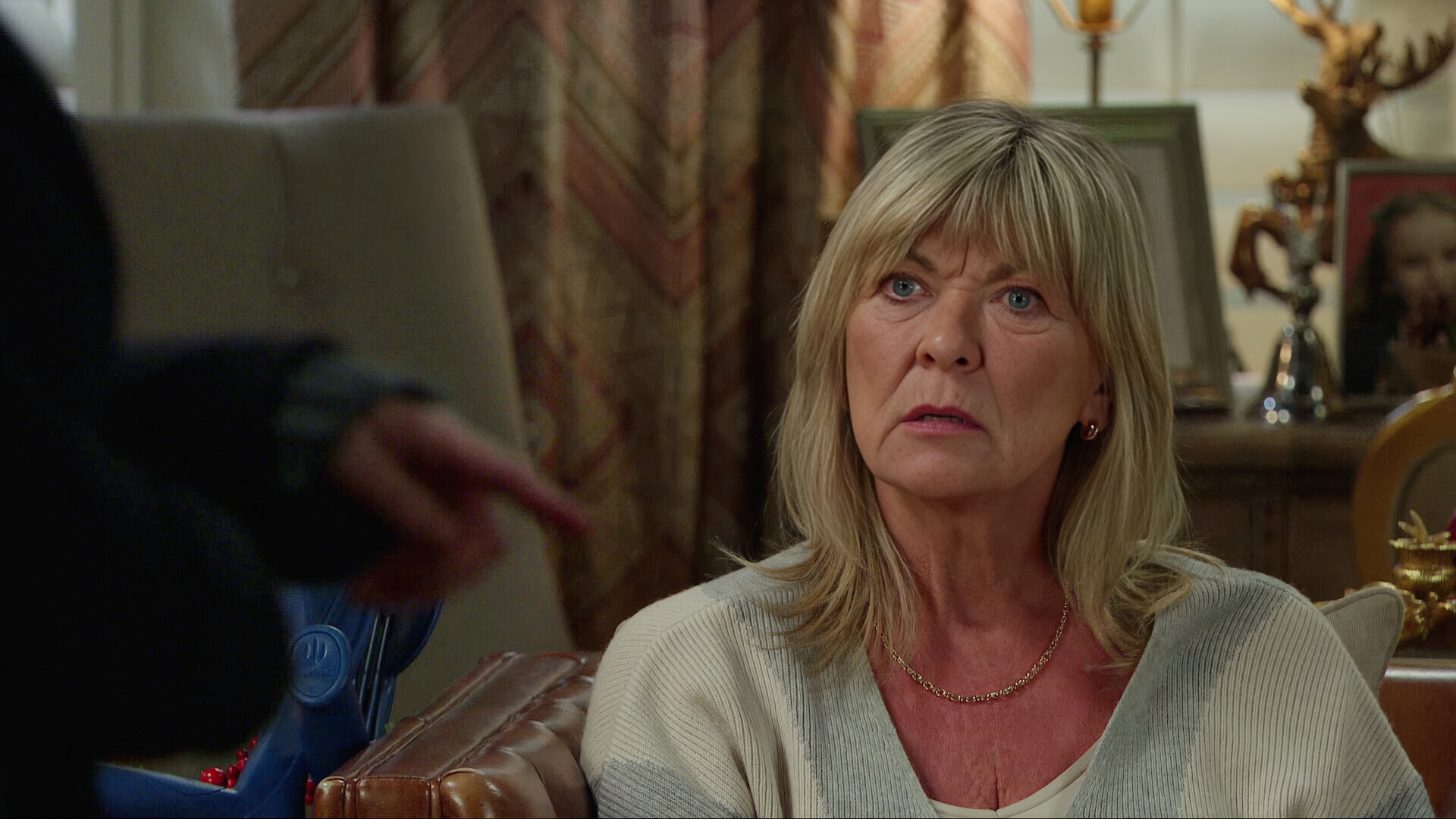 Kim isn't interested in making friends this Christmas in Emmerdale spoilers (Credit: ITV)
