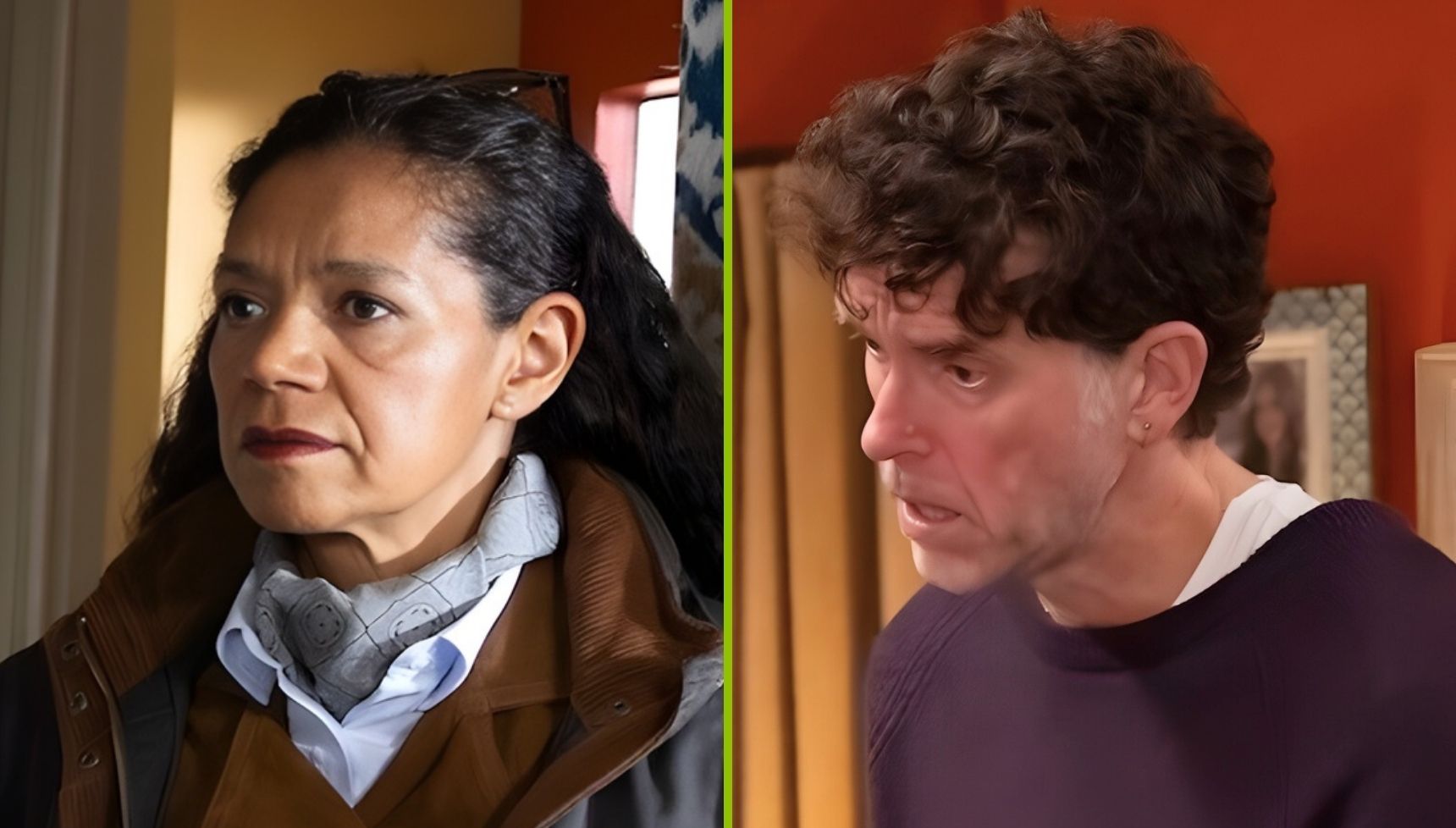 Celia stops Marlon in his tracks as he tries to go to the police in Emmerdale