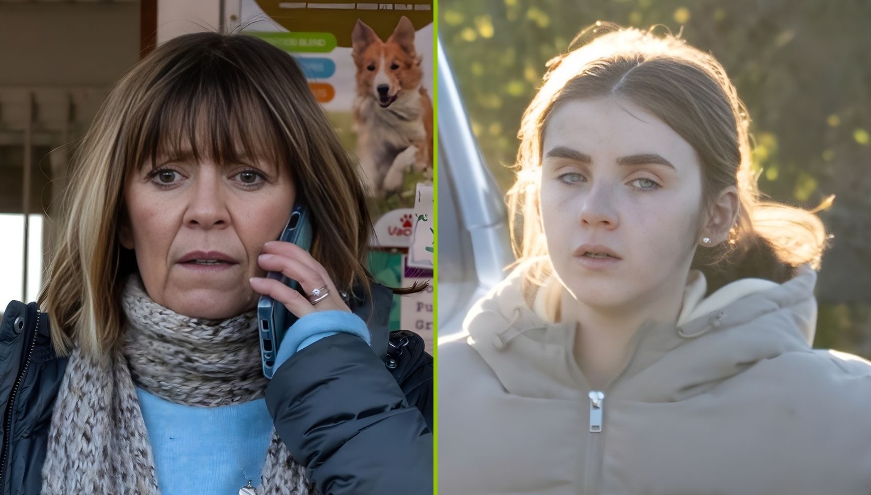 April returns to the village as Marlon and Rhona harbour guilty secrets