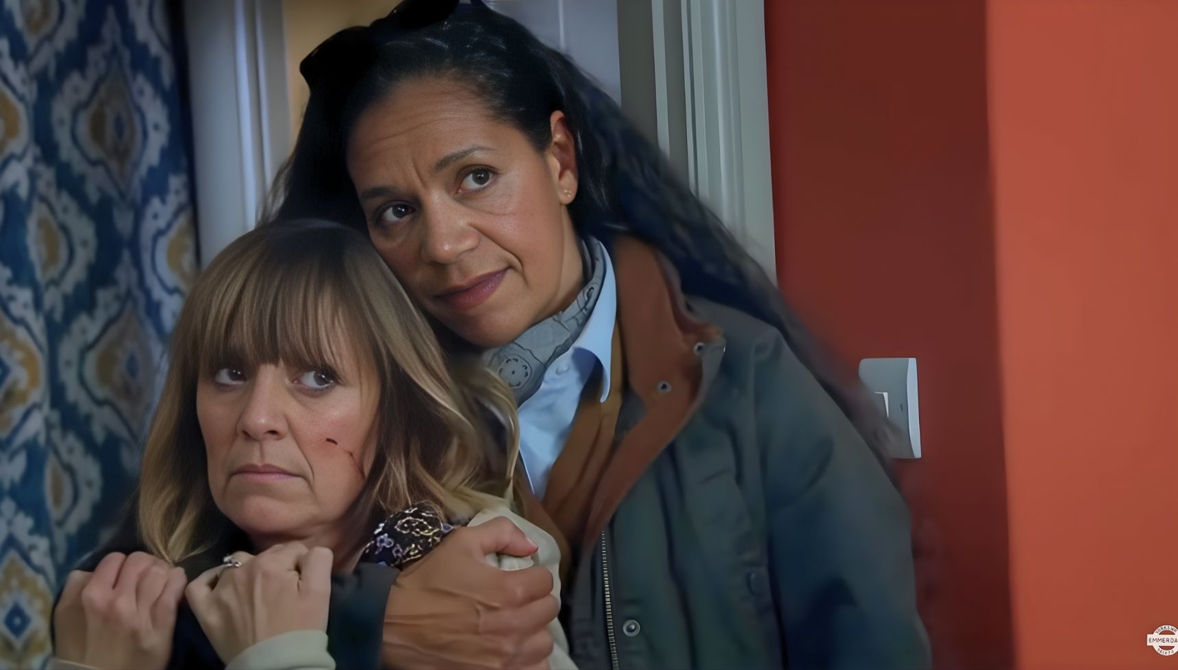 Rhona was hurt by Celia who meant business (Credit: ITV)